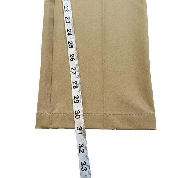 Lesmart Women Golf Pants Trouser Size 8 Khaki Straight Leg Lightweight NWT $99 - Picture 6 of 16